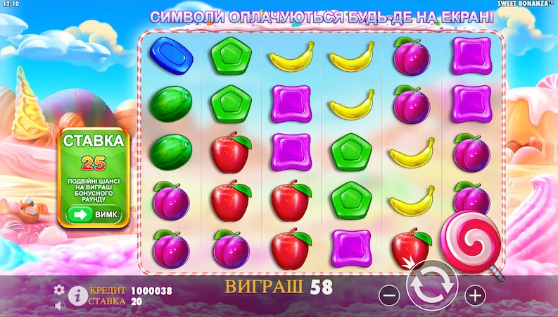 Sweet Bonanza слот Azino777